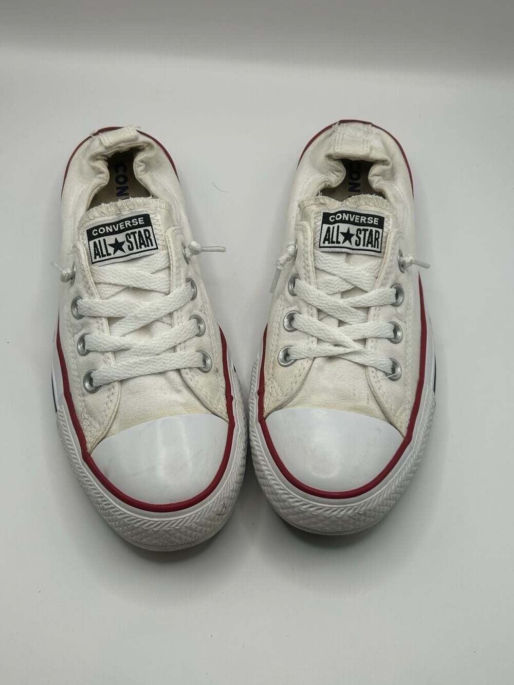Converse Chuck Taylor All Star Shoreline Slip White Canvas Sneakers